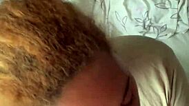 Blow job concludes with impressive climax