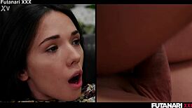 real life futanari - zuzu sweet takes deep hard dick from eve sweet