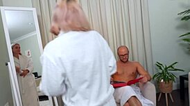 nerd girl craves passionate sex with her stepfather despite the taboo