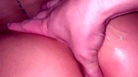 redhead teen suffers tight anal with boyfriend's huge cock after agreeing