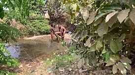 Adventurous banging with zainab in public.