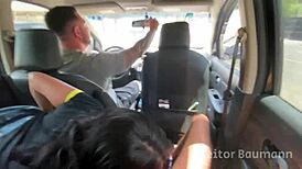 Feeling Humiliated As She Sucks Me In The Car While He Drives