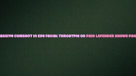 nerdy bimbo in glasses & pigtails gets insane cumshot in eye before balls deep facial throatpie