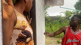 Fucked my neighbor wife under the stair case with juicy ass