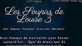 i sigh deeply in this french solo session