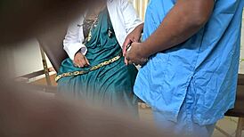 Doctor Shocked While Nurse Fucks Her In Clinic!