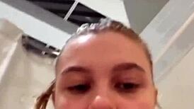 Woman Pleasuring Herself Outdoors in Public View