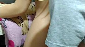 Un Rapidin Con El Sucio De Mi Hermanastro En La Cocina