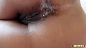 I had morning sex with Johntronx and he filled me with a creampie, it was so intense and interracial with his big cock