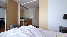 I had morning sex with Johntronx and he filled me with a creampie, it was so intense and interracial with his big cock