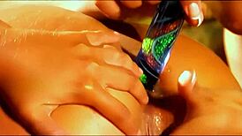 This woman enjoys the tropical islands with friends