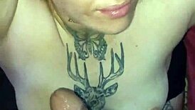 Blonde Latina babygirl with big tits and ass gets fucked in dorm, receiving sloppy blowjob, cumshot facial, and ass worshiping from roommate