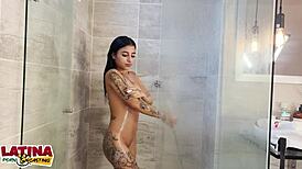 ciara ivy gets her ass gaped in latina casting with big white cock