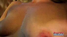 skinny mature blonde montana rubs her wet pussy and sucks a throbbing cock.