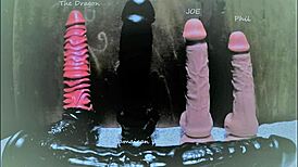 Amateur housewife engages in dirty talk during sex night