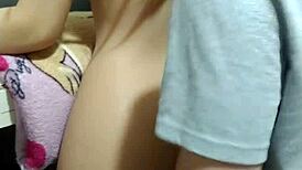 Un Rapidin Con El Sucio De Mi Hermanastro En La Cocina