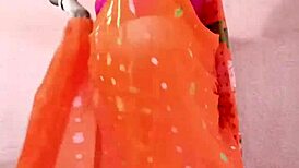 Saree Wearing Brunette Amateurs In Chubby Bbw Curvy Indian Beauty!