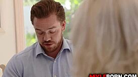 horny cougar maxim law seduces young neighbor kyle mason with hardcore blowjob and riding