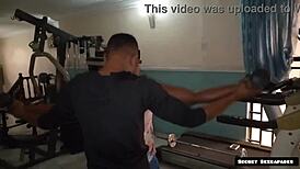 gym instructor seduced by big ass 45-year-old client fucking her horny pussy with bbc