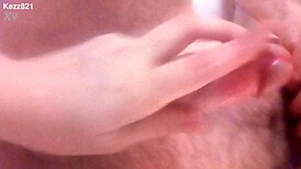 Watch this horny guy get a blowjob and handjob before anal