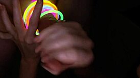 Kendall karson jerks off with oiled handjob