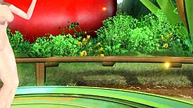 Behold Kagamine Rin's full nude body in Popipo Project Diva mod!