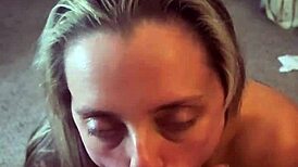 Best Blowjob Ever Submissive Wife Cumslut Swallow and Facial Red Exclusive Teaser