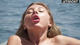 Ginebra Bellucci, Marilyn Crystal, and Isizzu in Sensual Lesbian Threesome on Yacht