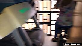 gym instructor seduced by big ass 45-year-old client fucking her horny pussy with bbc