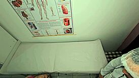 Beautiful brazilian latina patient gets ass fingered by gynecologist then banged