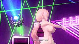 Megurine Luka nude in night fever project diva