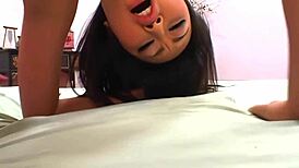 Beautiful Japanese Girl Evelin Lin In Stockings Gets Fucked, Fingered, And Anal Fucked By Monster Cock