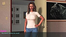 A wife and stepmother go for a jog together