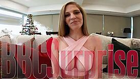 Busty Annie's anal audition with BBC surprises her into a creampie finish!