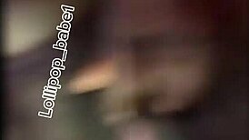 sexy black babe gets horny at home after smoking 😈