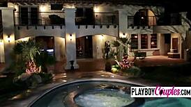 Ashley and nick sign the contract before heading out to play