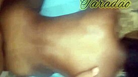 Intriguing delights in eating my ebony girl's tight ass