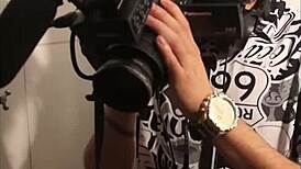 Redhead Gives Oral In Private Club.