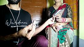 Indian Bengali Couple In Homemade Hindi Video.