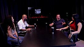 Car ride turns into group sex with trans and man.