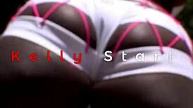 Kelly Starr Takes Black Cocks in Double Penetration