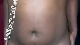 sexy black babe gets horny at home after smoking 😈