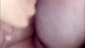 Indonesian wife chats online by chance while husband is away.