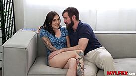 milf enjoys anal sex with husband for first time