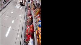 Enjoying sex in a public toilet with juicy asian housewife