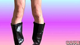 Am I masturbating in miniskirt boots and polka dot panties, Secretgakuen?