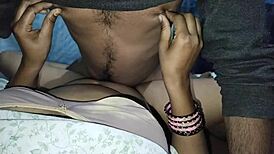 Hubby licks wife's pussy then fucks her