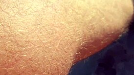 Feeling so exposed and excited during public masturbation with piss-loaded cock.