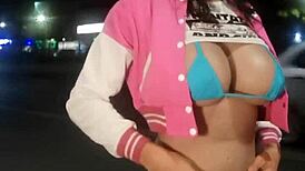 Rica Tranny Shows Melons In Tlalpan