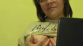 My stepmother uses my failing grades to force rough sex and creampie.